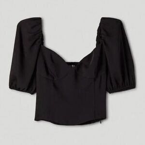 Aritzia Wilfred Novella Black Top